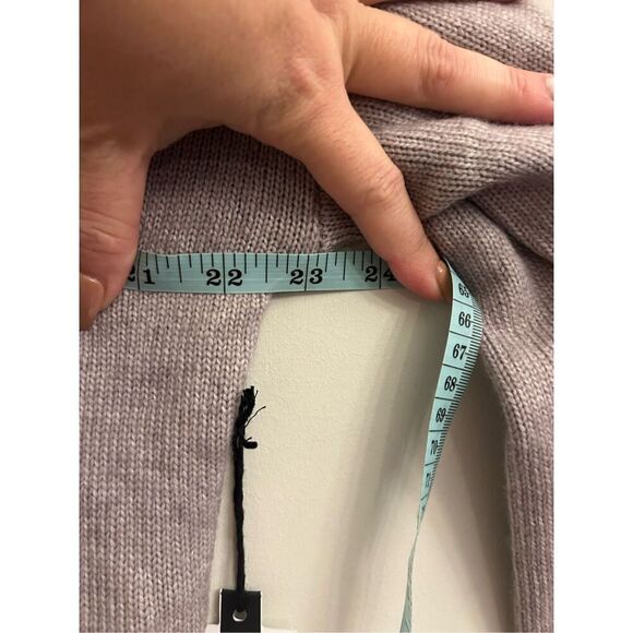 NWT ASTR faux wrap design sweater Lilac M - Picture 8 of 9